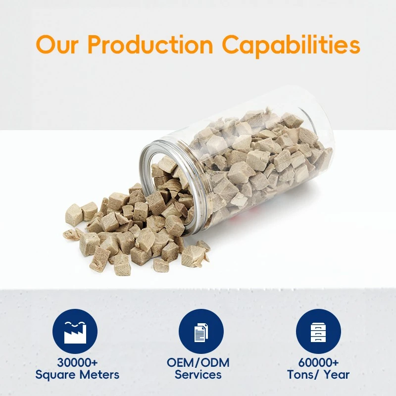 Freeze-Dried Duck Meat Cubes factory